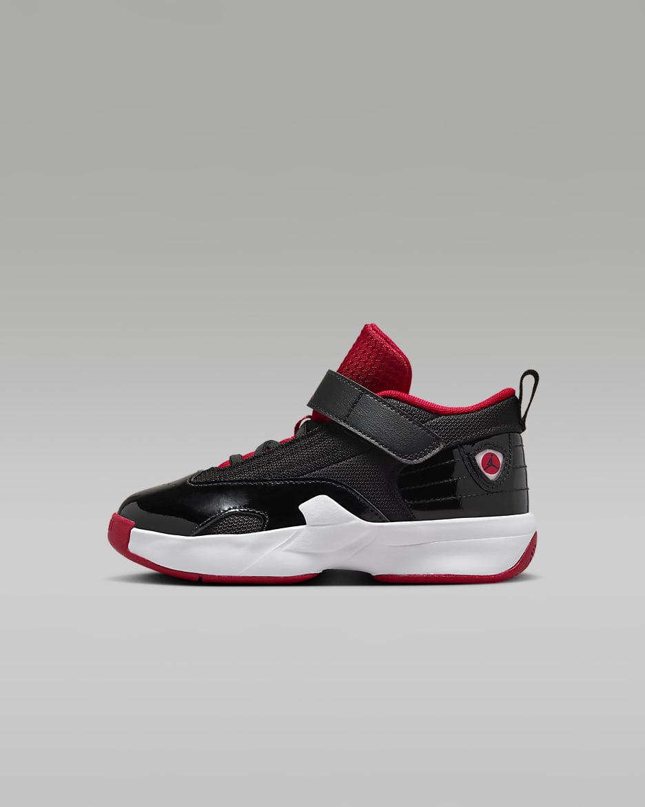 Black and red jordans kids deals